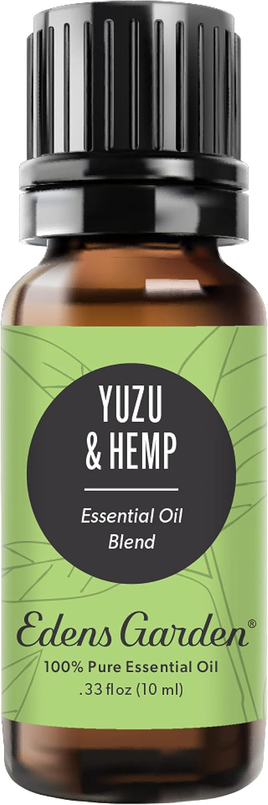 Edens Garden Yuzu & Hemp Essential Oil Blend- 100% Pure Premium Grade, Undiluted, Natural, Therapeutic, Aromatherapy, The Best for Diffusing, Skin, Face, Candle 10 ml (.33 fl oz)