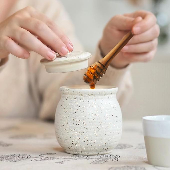 Teak Wood Honey Dipper | Wooden Spoon for Honey