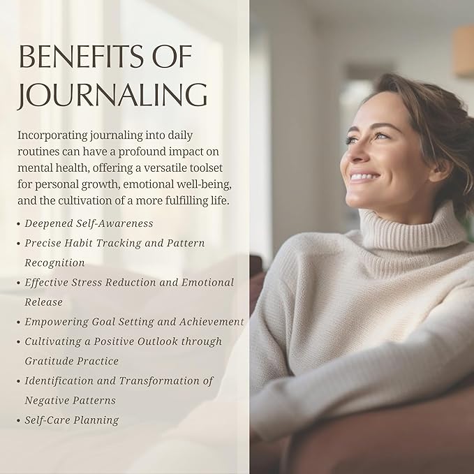 FINDING BALANCE Mental Health Journal – 6-Month Daily Journal with Prompts for Mindfulness, Self-Care & Healing – Anxiety & Depression Relief – Hardcover