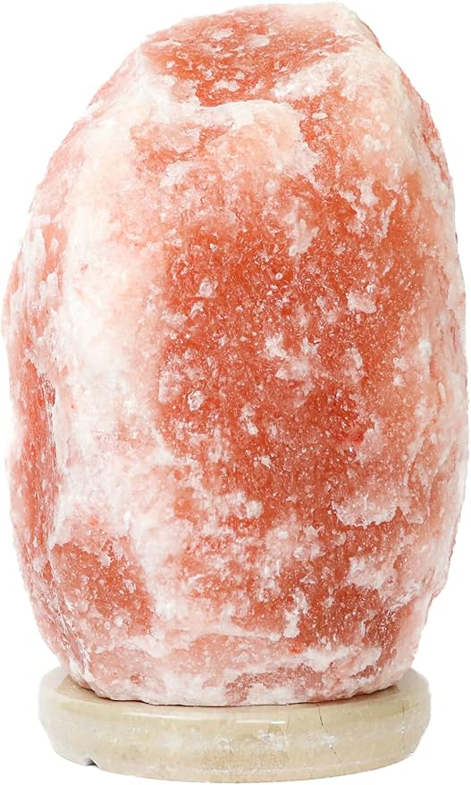 Himalayan Secrets X-Large Salt Lamp with Marble Base - Natural Pink Crystal - Dimmer Cord and Bulb Included (55-66 LBS)