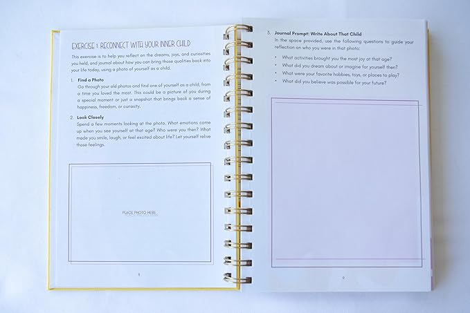 Journals for Women - Inspired to Be Me Journal - Self Care Gifts for Women - Journal Planner with Weekly Intention & Reflection Pages - Gift for Women's Personal Growth & Healing Journey