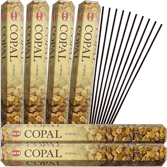 Copal Incense Sticks and Incense Stick Holder Bundle Insence Insense Hem Incense Sticks