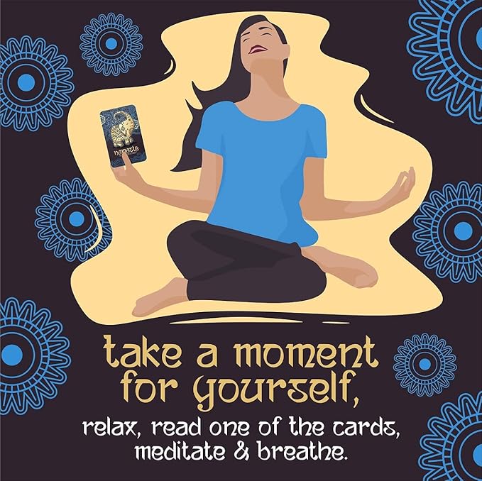 Namaste Mindfulness Cards - Stress & Anxiety Relief, Meditation Cards - Self Care Gifts for Women - MSS Inc