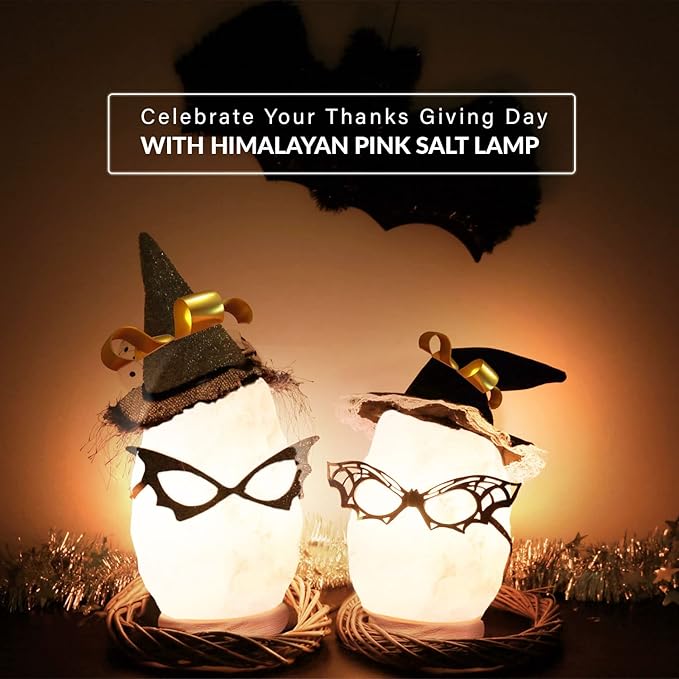 Himalayan Glow White Salt Crystal Lamp, Natural Salt Night Light, Hand Crafted Salt Lamps with Neem Wooden Base, Salts Lamp Bulb,(ETL Certified) Touch Dimmer Switch | 5-7 LBS