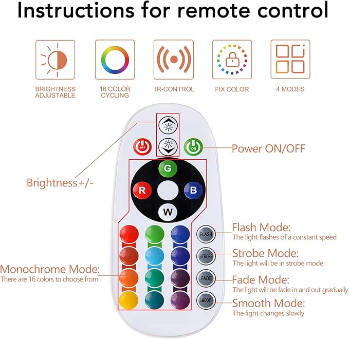 Himalayan Salt Lamp 7 Inches (5-6 Lbs) with Upgraded Remote Control, Adjustable 16 Color Changing Salt Lamp Night Light, Natural Crystal Pink Large USB Salt Rock Lamp for Home Decor