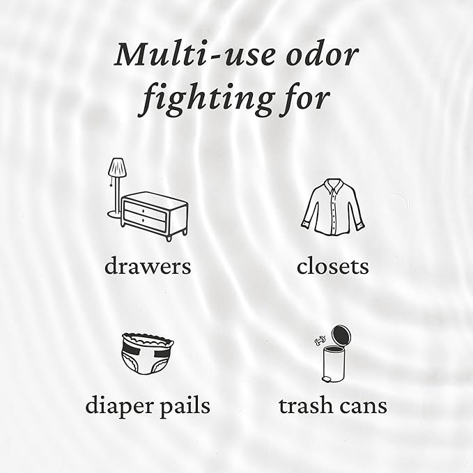 Fresh Wave Original Odor Eliminating & Deodorizing Packs - Bag of 6 & Fresh Pod Case - Safer Odor Relief for Small Spaces, Natural Plant-Based Odor Eliminator, Odor Absorbers for Home