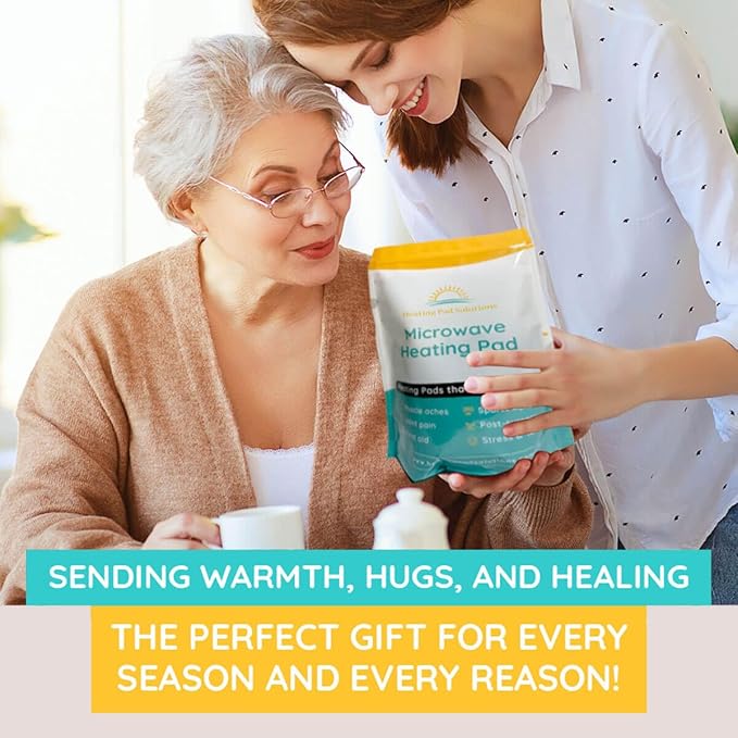 Versatile Microwavable Heating Pads For Neck Pain Relief, Back Pain, And Shoulder Pain Relief - Microwave Heating Pad For Cramps And Muscle Relief, Hot and Cold Reusable Pad - 2 Packs - Lavender Scent