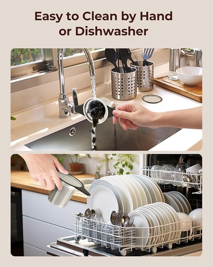 Reinmoson 2 Pack Large Tea Strainers& Filters for Loose Tea Single Cup, 304 Stainless Steel and Food Grade Silicone Extra Fine Mesh Tea Infusers