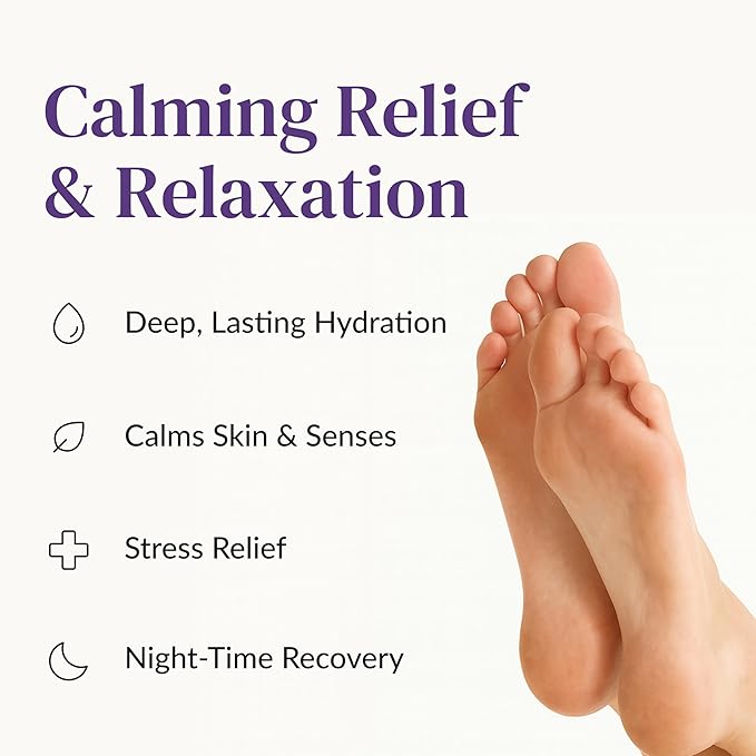 Epielle Relaxing Foot Mask 6 Pairs, Deep Moisturizing Socks for Dry, Cracked Feet, Self Care Gifts for Women, Spa Kit, Stocking Stuffers, Thanksgiving Essentials