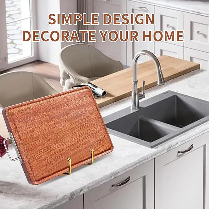 Kruodop 10 Inch Plate Stands for Display, 3 Pack Plate Holder Display Stand, Gold Metal Frame Easel Holder Stand for Pictures,Book, Photo, Decorative Plate-Gold