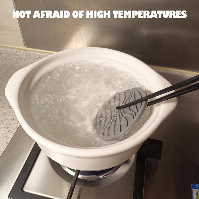 Silicone Coaster Set of 6 Pieces with Silicone Cup Holder,Drinking Coasters, Cup Mat for Drinks,Live for Hot or Cold Drink Thickened, Non-Slip, Non-Stick, Deep Tray Black (Grey)