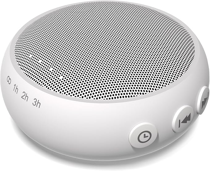 SoundMe Sound Machine with 30 Soothing Natural Sounds 36 Volume Portable Travel White Noise Machine for Sleeping Brown Noise Machine for Baby Kids Adults Noise Canceling Machine for Office Privacy