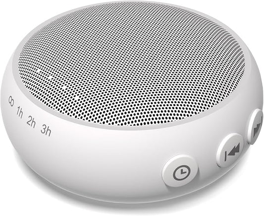SoundMe Sound Machine with 30 Soothing Natural Sounds 36 Volume Portable Travel White Noise Machine for Sleeping Brown Noise Machine for Baby Kids Adults Noise Canceling Machine for Office Privacy