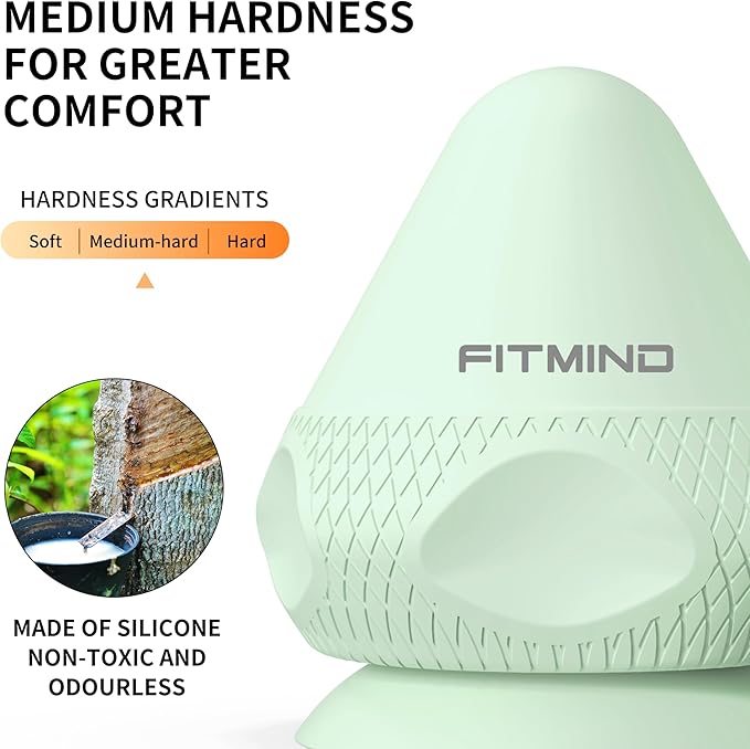 Mountable Self-Massage Ball Handfree with Suction Cup,Deep Tissue Back Sore Muscle Knot Massager,Myofascial Release,Manual Massage Balls, Foot Plantar Fasciitis, Back Stress Relief - Green