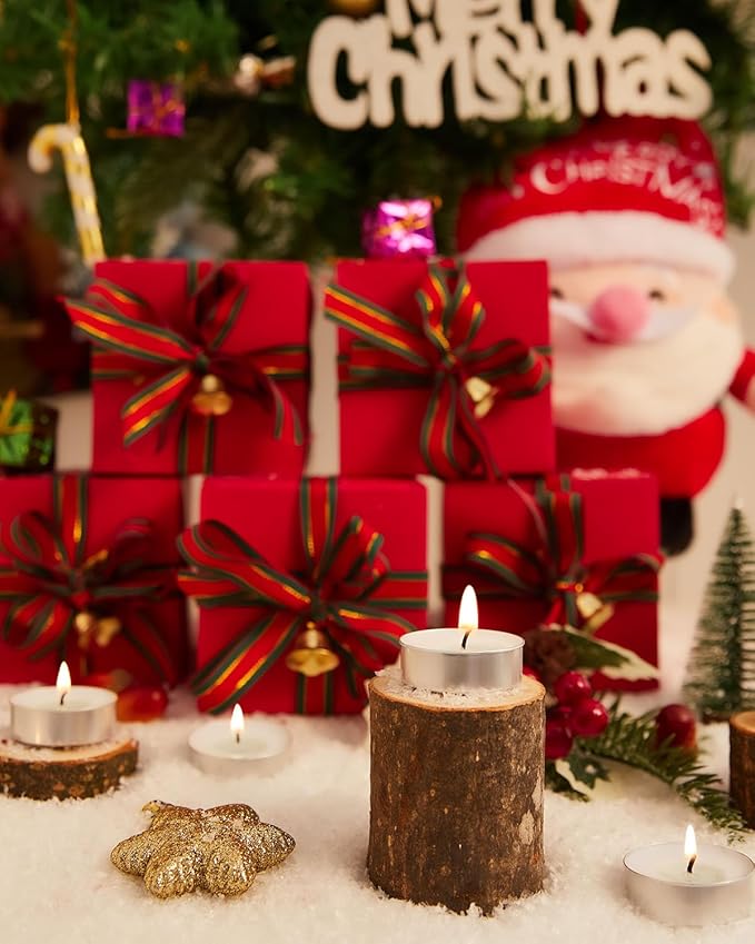 Unscented Palm Tea Lights Candles 300 Pack Bulk, 4.5 Hours Long Burning White Tea Lights,Non-Paraffin, Smokeless, Mini Tealight Candles for Wedding, Christmas Lights, Party, Power Outages