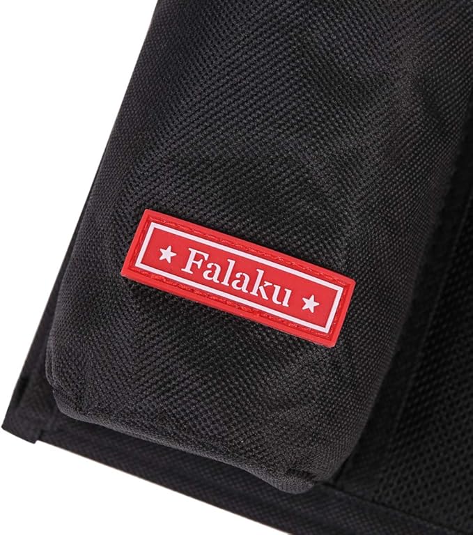 Bedside Caddy,5 Pockets Bedside Organizer Caddy Under Mattress,Holds Water Bottles,Magazines,Books (Black)