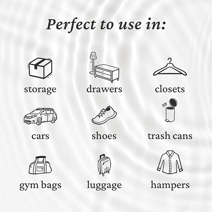 Fresh Wave Odor Eliminating & Deodorizing Packs, Bag of 6 - Safer Odor Relief for Small Spaces, Natural Plant-Based Odor Eliminator, Odor Absorbers for Home