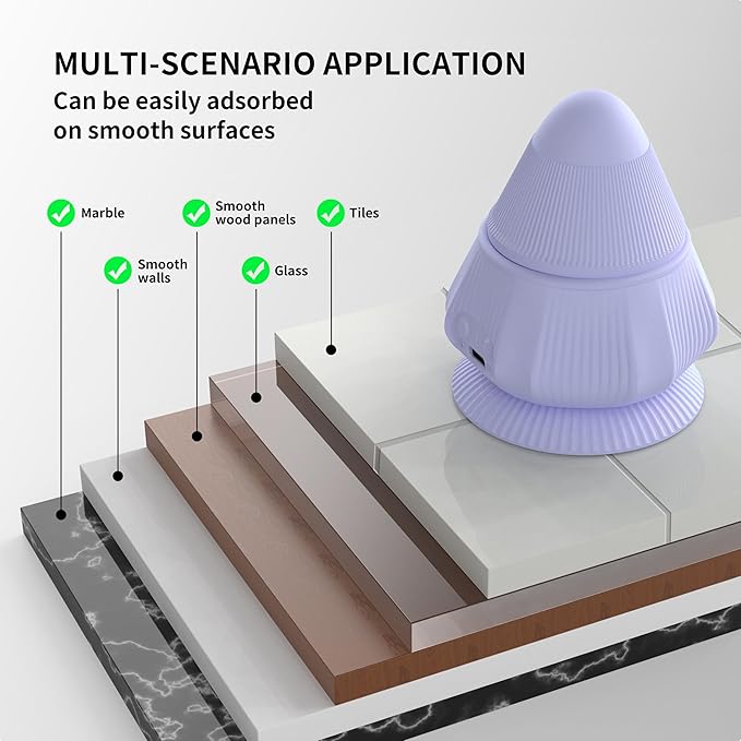 PROIRON Massage Ball with Suction Cup Pinpoint Deep Tissue Muscle Knot & Sore Relief, Vibration & Heating Trigger Point Massage Tool for Back Neck, Self-Massage Tool,4 Massage Heads