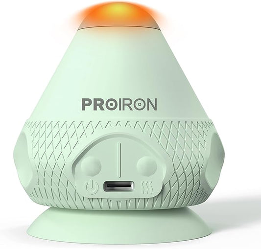 PROIRON Mountable Massage Ball with Suction Cup Pinpoint Deep Tissue Muscle Knot & Sore Relief, Vibration & Heating Trigger Point Massage Tool for Back Neck, Self-Massage Tool