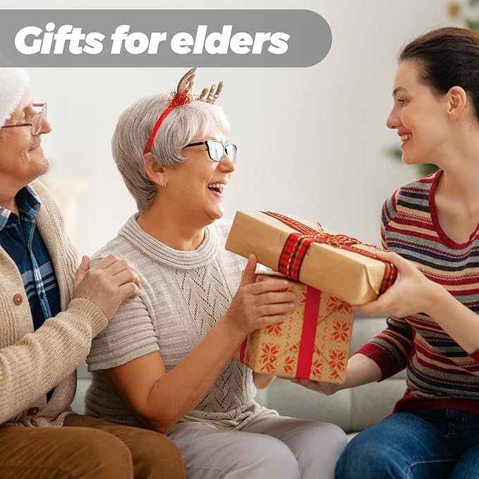 Soaoo 36 Pcs Scalp Massager Manual Head Massager Christmas Relaxing Gifts Handheld Steel Wire Head Scratcher with Wooden Handle for Body Home Office Spa Stress Relief Relaxation Women Men Gift