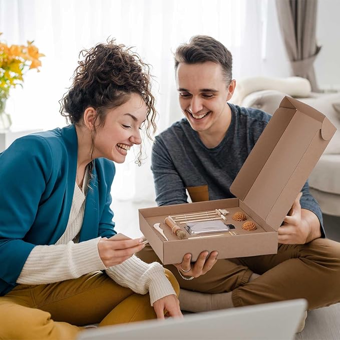 Japanese Zen Garden for Desk, Dorhui Sand Tray Therapy Kit Meditation Gifts - 12”Large Round Bamboo Tray, 7Pcs Mini Zen Garden Rake Kit, Stamp Spheres for Home, Office, and Classroom