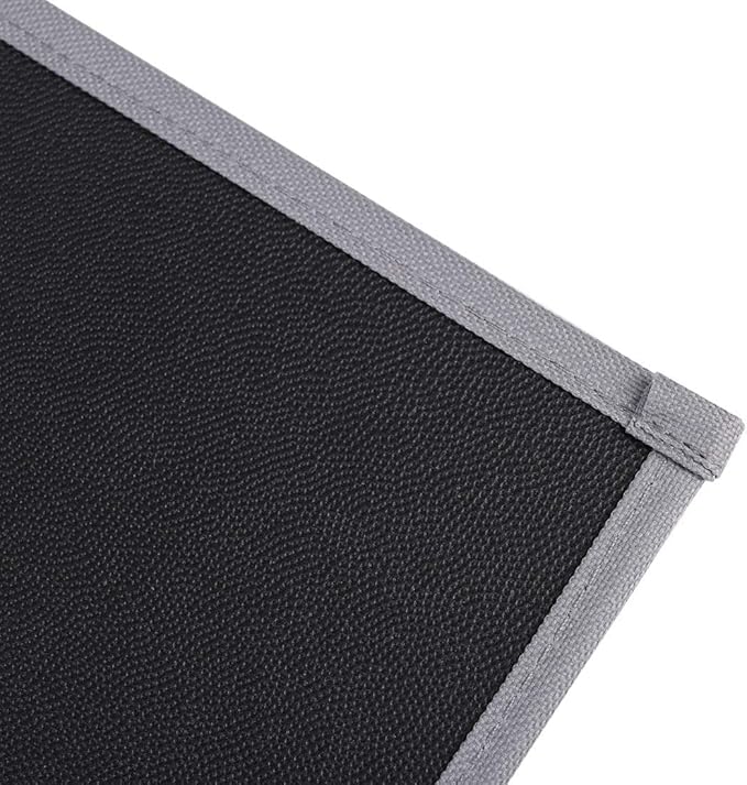 Bedside Caddy,Bedside Organizer Caddy Under Mattress,Holds Magazines,Books (4 Pockets-Grey)