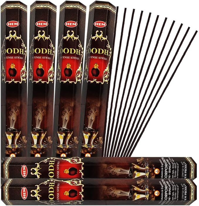 Oud Incense Sticks and Incense Stick Holder Bundle Insence Insense Hem Incense Sticks