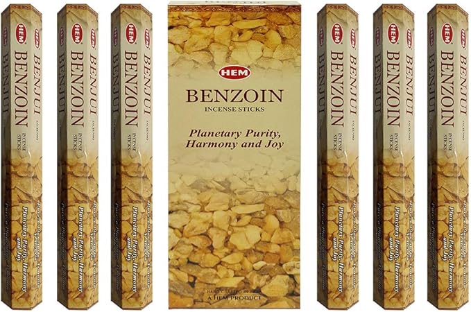 Benzoin Incense Sticks and Incense Stick Holder Bundle Insence Insense Hem Incense Sticks