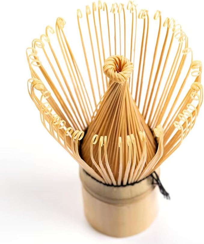 Ceramic Matcha Whisk Set, Complete Matcha Set-8PCS for Ceremonial Grade Matcha, Tea Gifts for Tea Lovers for Christmas, Birthday, Halloween (Cappuccino Color)