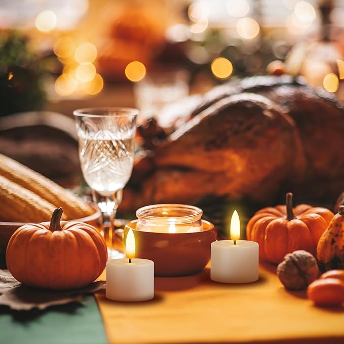 Rechargeable Tea Lights flameless Candles with Timer and Remote,led Votive Candles Battery Operated-Flickering Realistic,for Room,Retirement Party,Wedding Decor,Christmas (12 Pack)