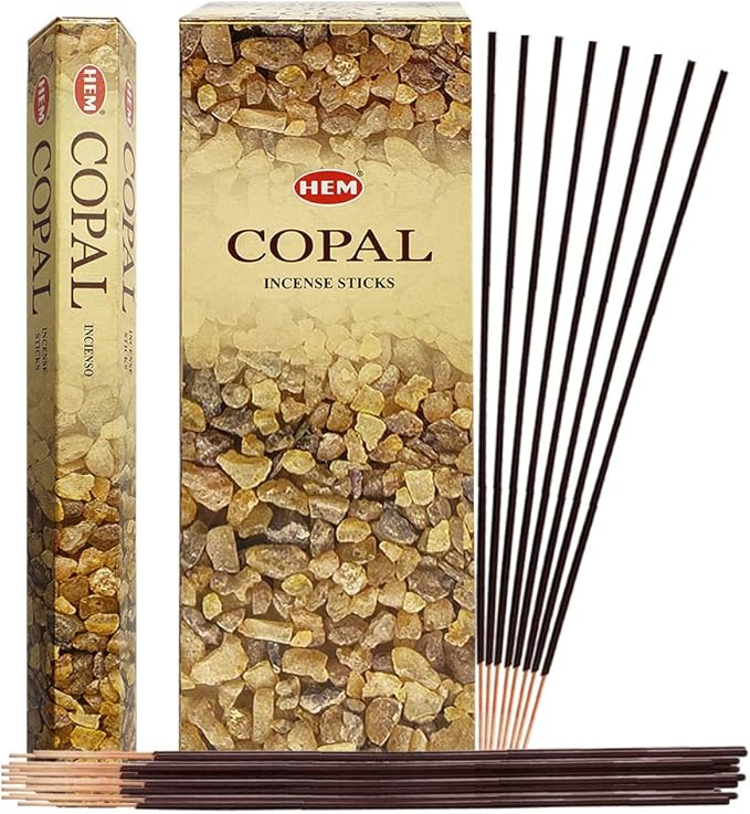 Copal Incense Sticks and Incense Stick Holder Bundle Insence Insense Hem Incense Sticks