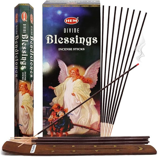 Divine Blessings Incense Sticks And Incense Stick Holder Bundle Insence Insense Hem Incense Sticks