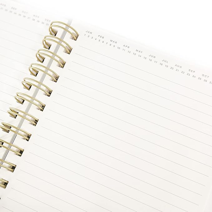 Graphique Designer Notebooks - "Do More of What Makes You Sparkle" - Spiral Bound Writing Journals for Offices, Schools, Classrooms, and More - Hard Cover with 160 Ruled Pages (6.25" x 8.25")