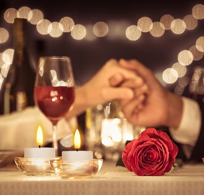 Rechargeable Tea Lights flameless Candles with Timer and Remote,led Votive Candles Battery Operated-Flickering Realistic,for Room,Retirement Party,Wedding Decor,Christmas (12 Pack)