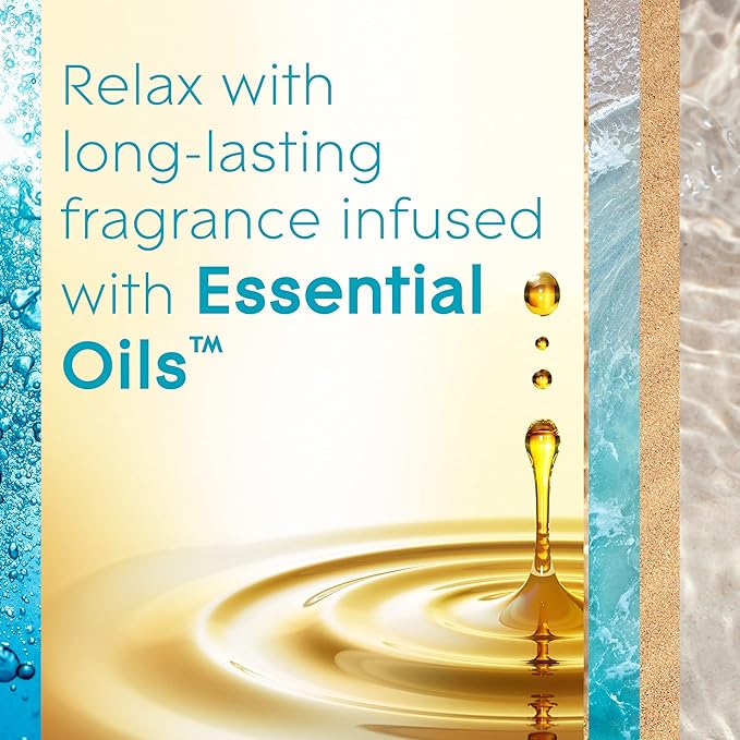 Glade PlugIns Refills Air Freshener, Scented and Essential Oils for Home and Bathroom, Aqua Waves, 3.35 Fl Oz, 5 Count