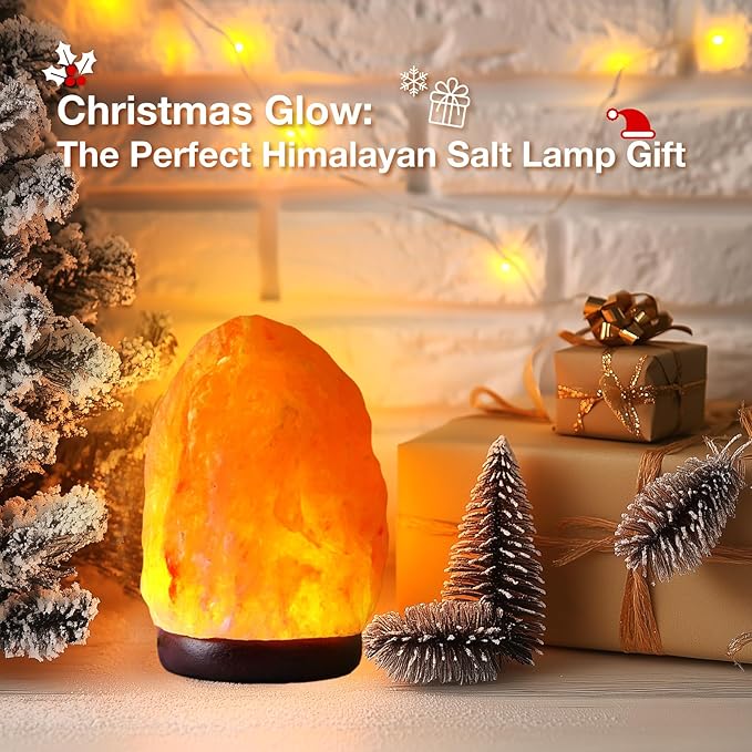 Himalayan Salt Lamp 7 Inches (5-6 Lbs) with Upgraded Remote Control, Adjustable 16 Color Changing Salt Lamp Night Light, Natural Crystal Pink Large USB Salt Rock Lamp for Home Decor