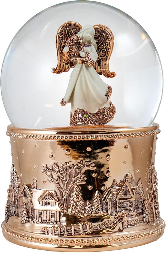 Angel Revolving Musical Snow Globe with Blower by The San Francisco Music Box Company