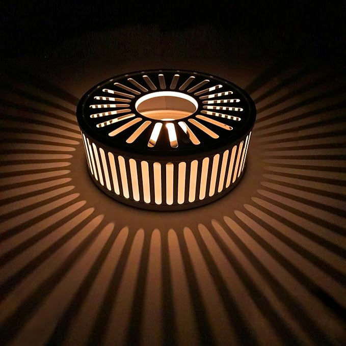 Creano White Stainless Steel Tea Warmer with Tea Light Holder - Stable Rattles Not - Rechaud Suitable for All Teapots