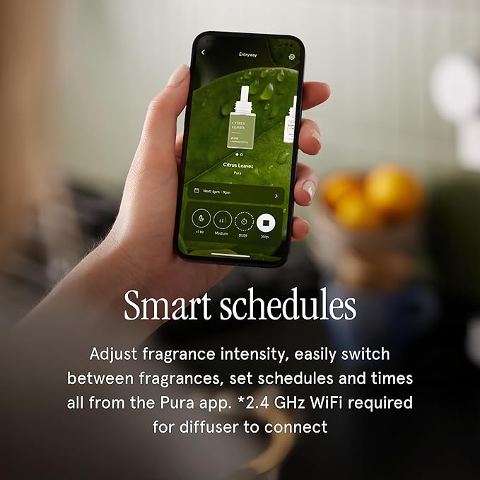 Pura & The Met Home Scent Refill - Smart Home Air Diffuser Fragrance - Up to 120-Hours of Luxury Fragrance - Household Essential - Clean & Safe Diffuser - Single Refill, Madame X