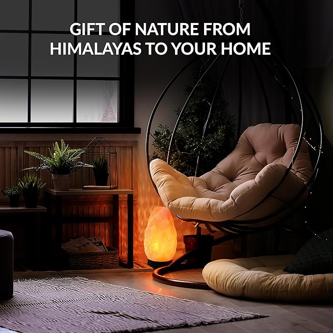 Himalayan Salt Lamp Multicolor with USB & Plastic Base – Hand-Carved Himalayan Salt Lamp for Home, Office, and Dorm Decor | LED Multicolor Salt Lamp for Relaxation, Ambiance, and Air Purification