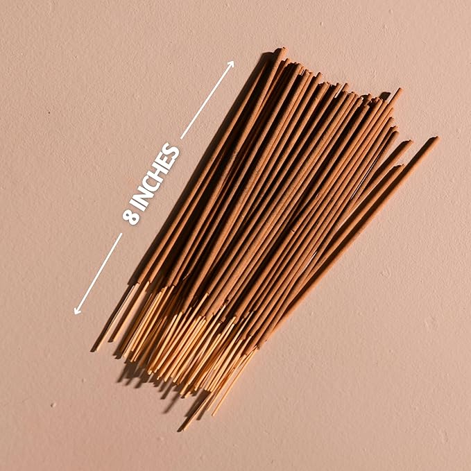 Folkulture Incense Sticks for Home | Set of 6 (120 Non Toxic Sticks) with 45 Mins Burn Time | Honey Nectar, Sweet Pea, Mangolia, Rose Incenses, Oud Inscents | Organic Incents for Relaxation