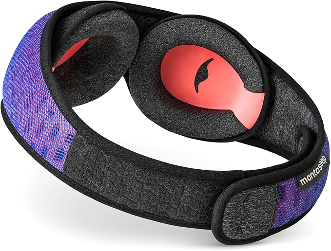 Manta Pro Sleep Mask - 100% Light Blocking Sleep Mask for Side Sleepers, Breathable and Comfortable, Spacious & Zero Pressure for Long Lashes, Perfect for Sleep/Travel/Nap/Shift Work