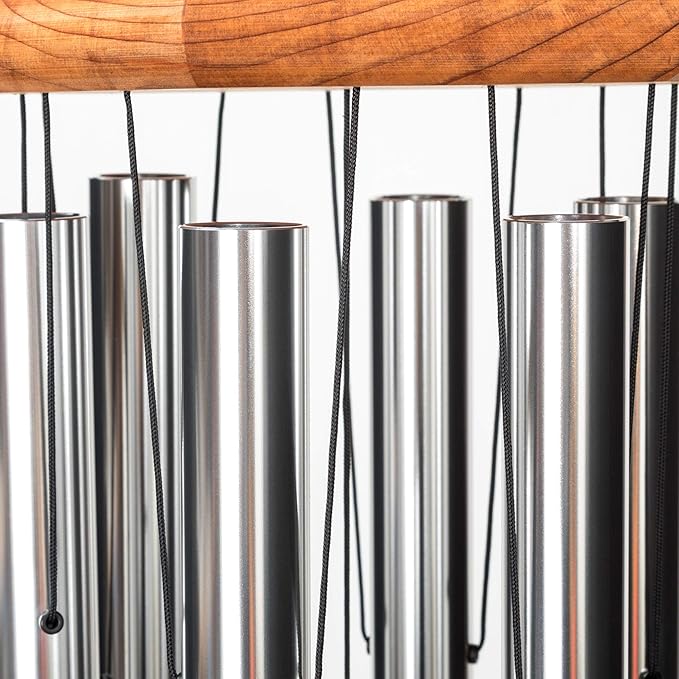 In Loving Memory 24-inch Windchime, Silver w/The Lord Bless You and Keep You…