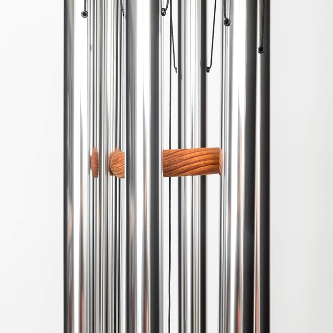 In Loving Memory 30-inch Windchime, Silver w/The Lord Bless You and Keep You…