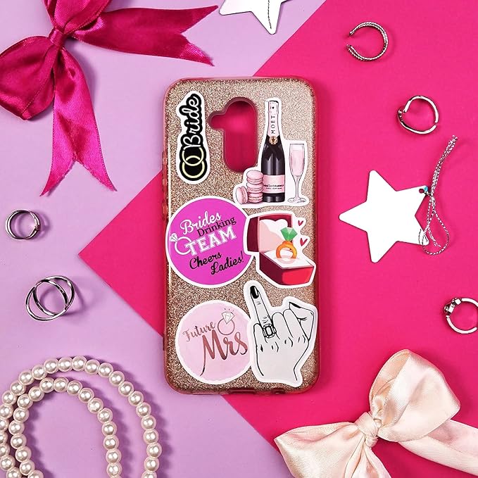 BulbaCraft 100Pcs Bachelorette Stickers, Bachelorette Party Stickers for Scrapbook, Laptop, Gifts for Women & Men