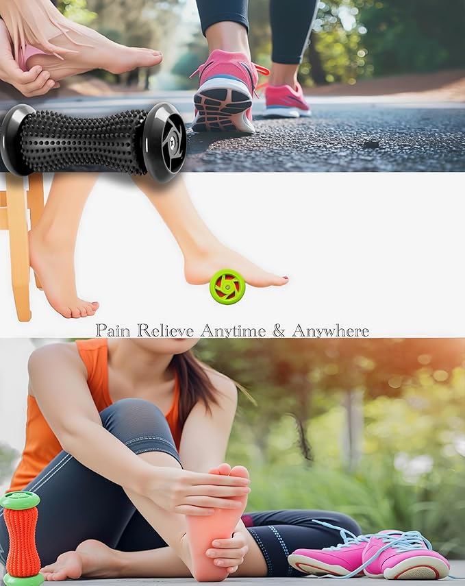 Manual Foot Massager Foot Roller Foot Reflexology Therapy Reach The Spleen and Relax The Nerves