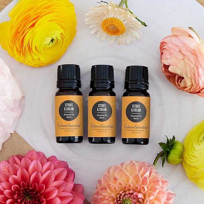 Edens Garden Citrus Cream Essential Oil Blend- 100% Pure Premium Grade, Undiluted, Natural, Therapeutic, Aromatherapy, The Best for Diffusing, Candle, Laundry, Humidifiers 10 ml (.33 fl oz)