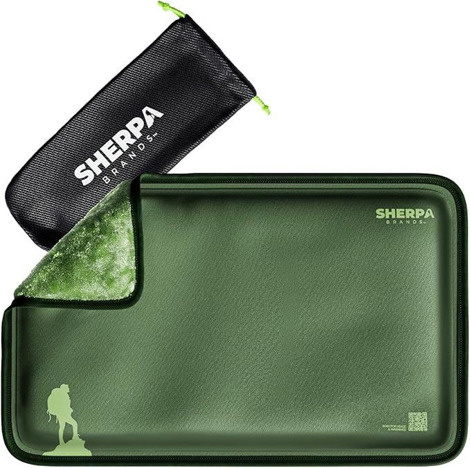 Extra Large Gel Ice Packs for Injuries Reusable - Flexible Gel Ice Packs Reusable, Hip, Shoulder, Back Pain Relief - 14" x 22" - Green