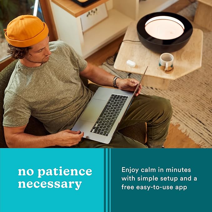 Homedics Drift Sandscape, Perpetual Motion Machine, Zen Garden, Meditation Accessories, Decorative Sandscape, Bluetooth, iOS, Android, by Homedics (16 Inch (Medium), Black)