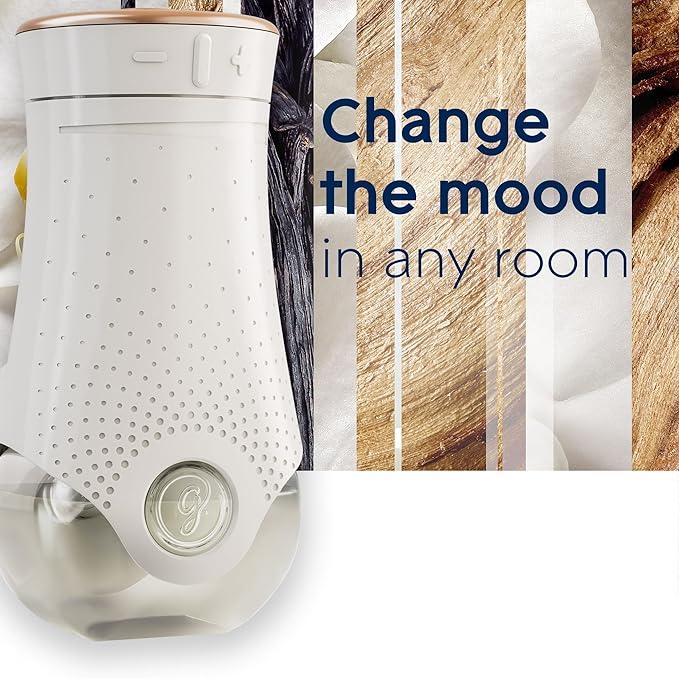 Glade PlugIns Refills Air Freshener, Scented and Essential Oils for Home and Bathroom, Sheer Vanilla Embrace, 3.35 Fl Oz, 5 Count